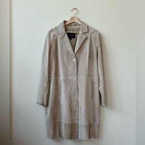 Wilson Leather - Pelle Studio - Genuine Suede Trench Coat - Size 1X